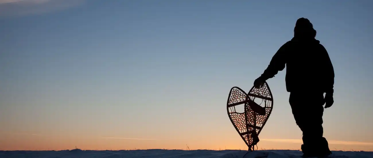 raquettes-au-coucher-de-soleil